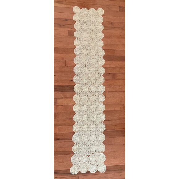 Handmade Crochet Lace Table Runner - 59 Inches - Picture 1 of 10